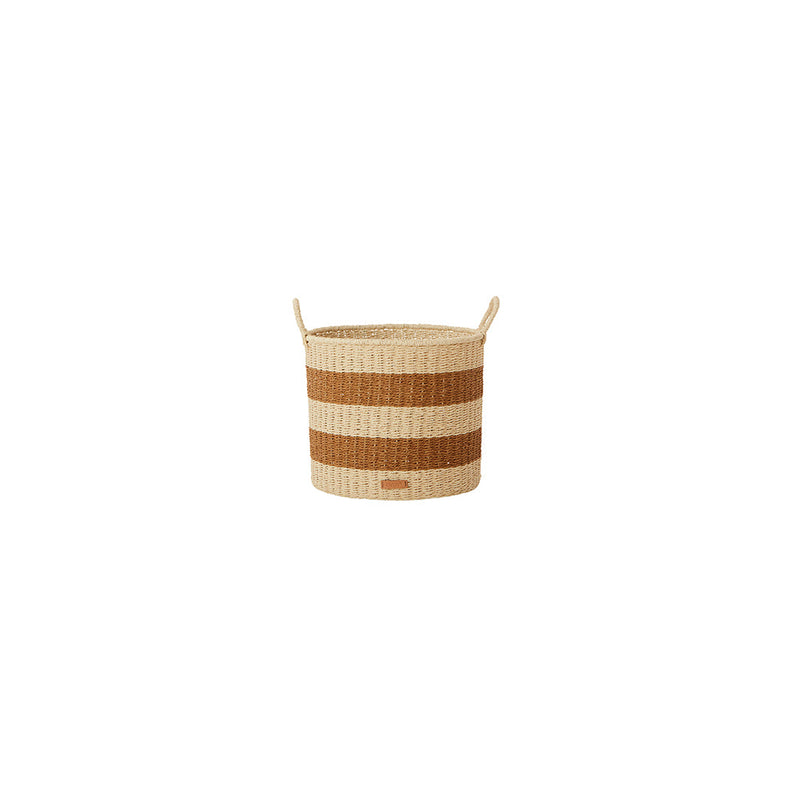 gomi cylinder storage baskets 3 pcs set caramel by oyoy 5