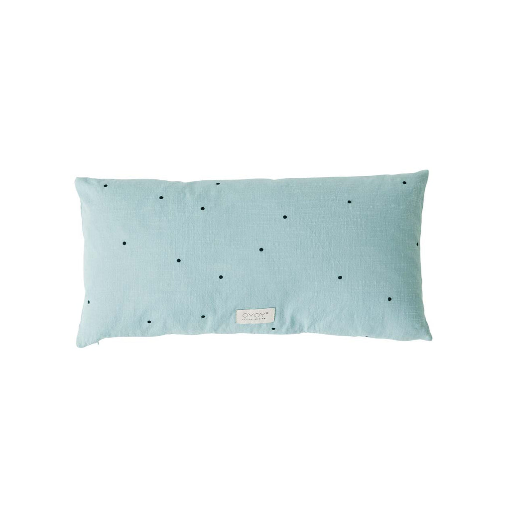 kyoto dot cushion long dusty blue by oyoy l300288 1
