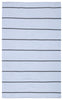 Corbina Indoor/ Outdoor Stripe Light Blue & Gray Area Rug