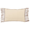 Liri Haskell Indoor/Outdoor Taupe & Ivory Pillow 2