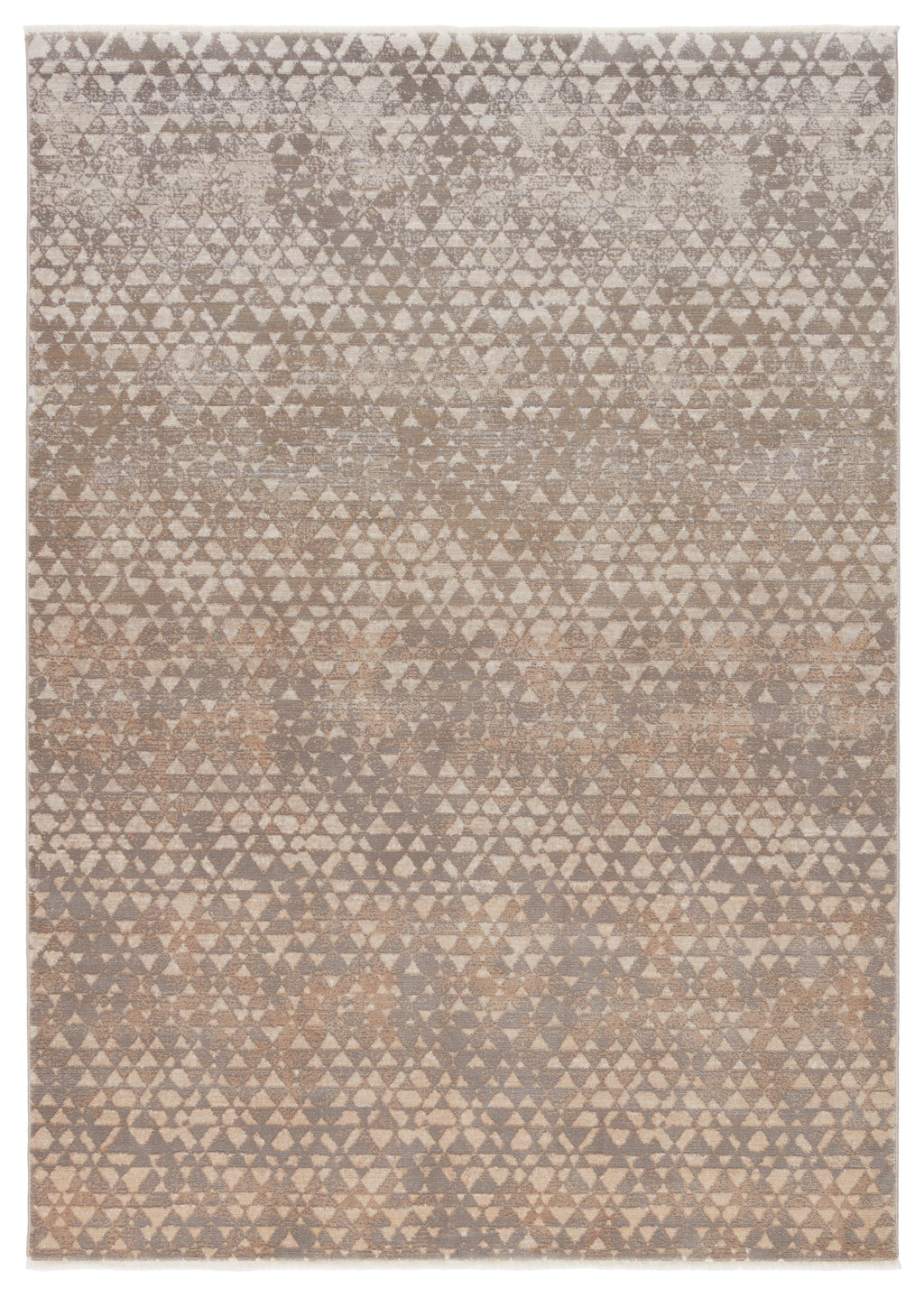 Land Sea Sky Sierra Taupe & Gray Rug by Kevin O'Brien 1