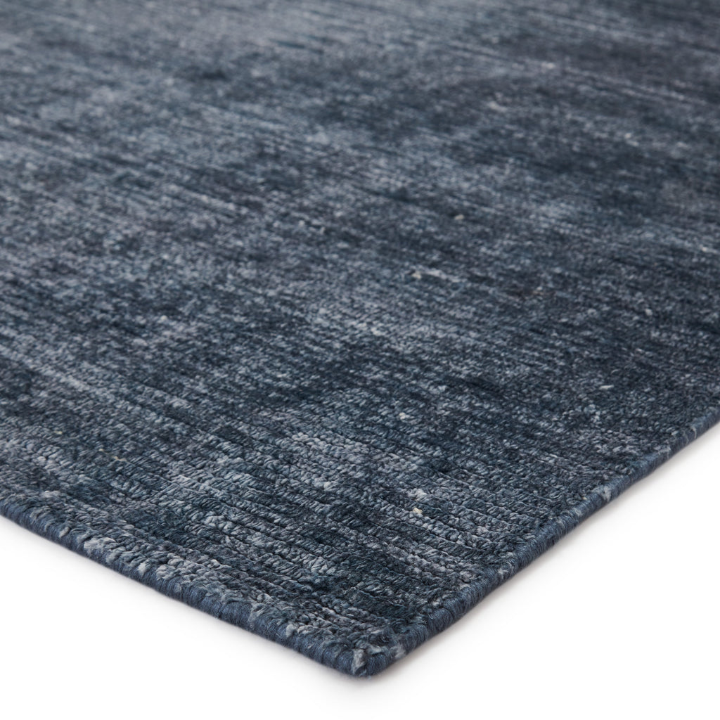 ardis handmade solid dark blue white rug by jaipur living 2