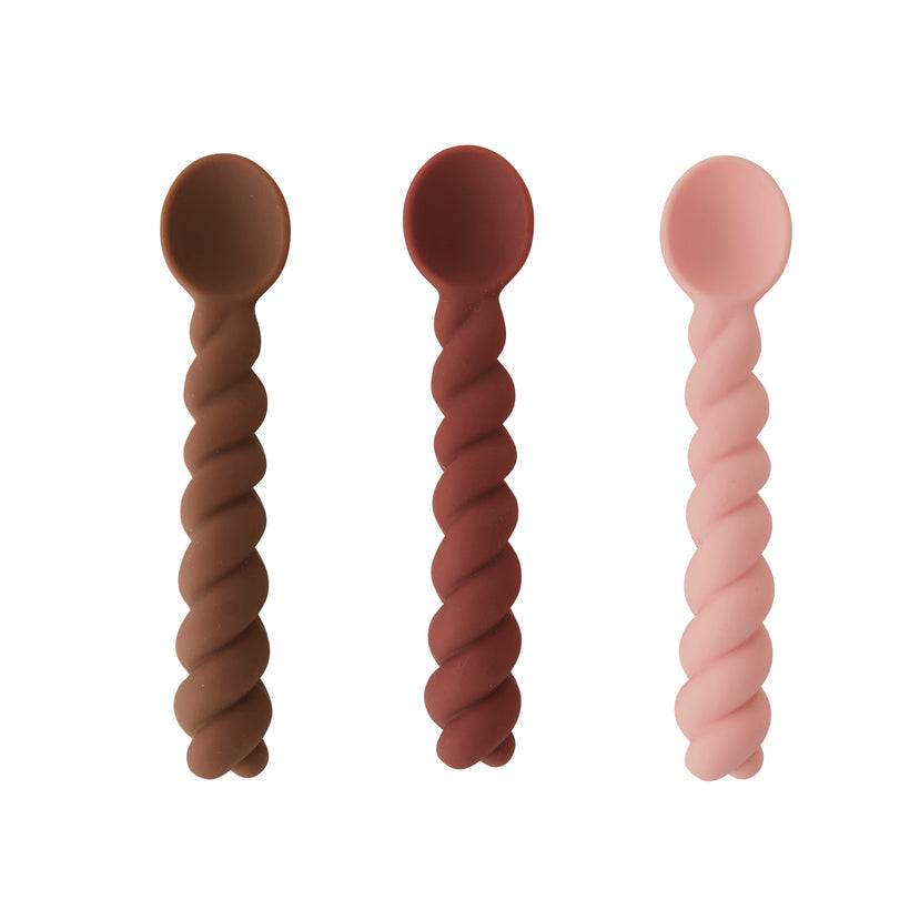 mellow spoon pack of 3 nutmeg rose choko by oyoy m107156 1