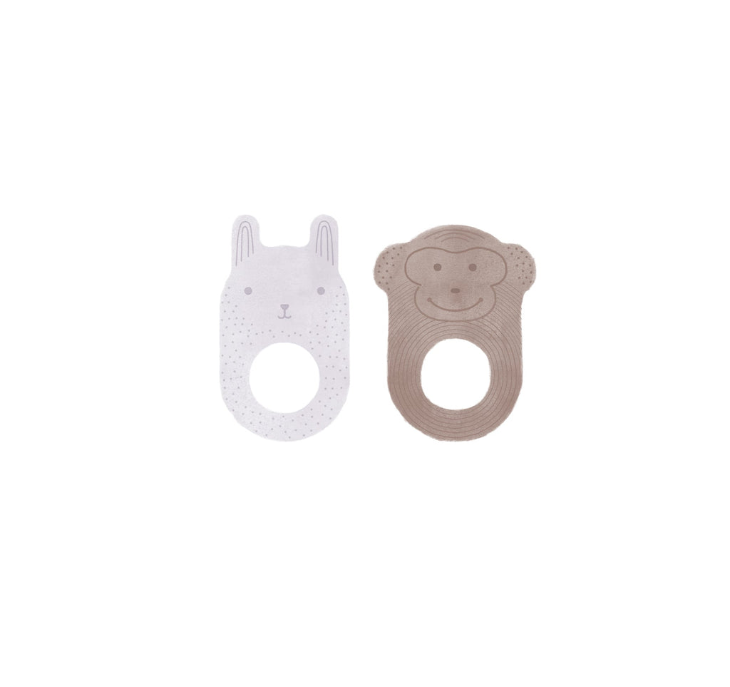 ninka nelson baby teether pack of 2 choko lavender by oyoy m107169 1