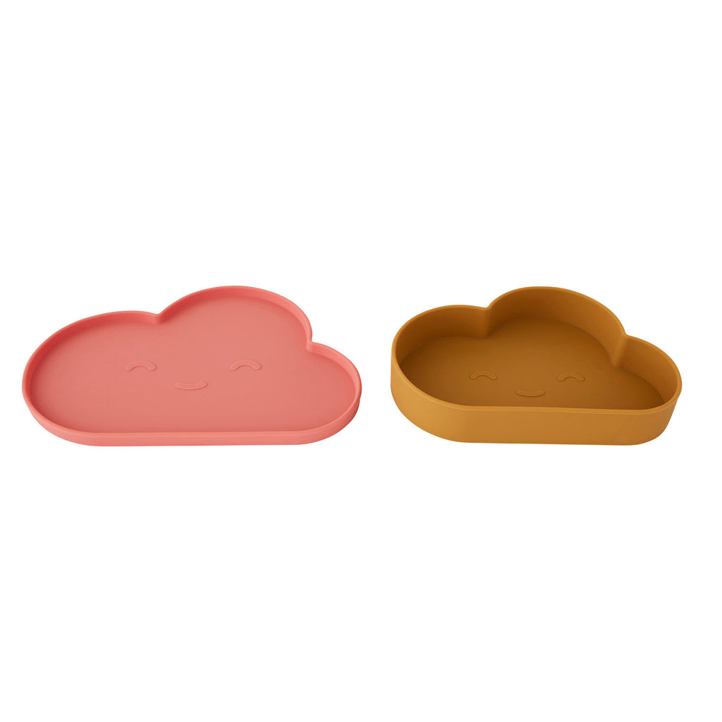 chloe cloud plate bowl light rubber coral by oyoy m107179 1