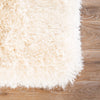 Marlowe Handmade Solid White Area Rug