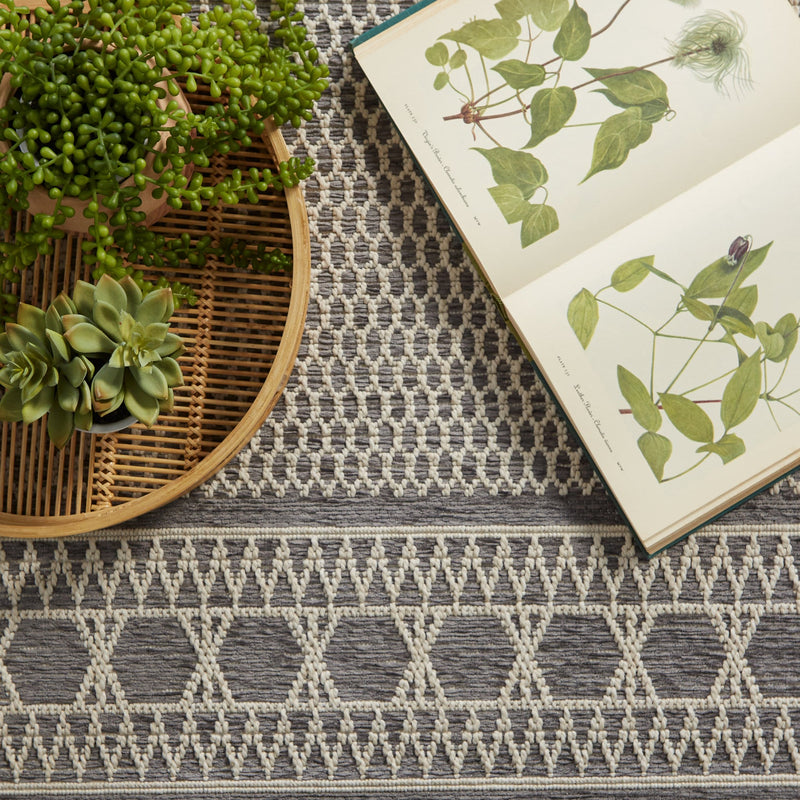 vella indoor outdoor trellis gray cream area rug by jaipur living 8