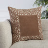 Birch Trellis Pillow in Brown by Jaipur Living