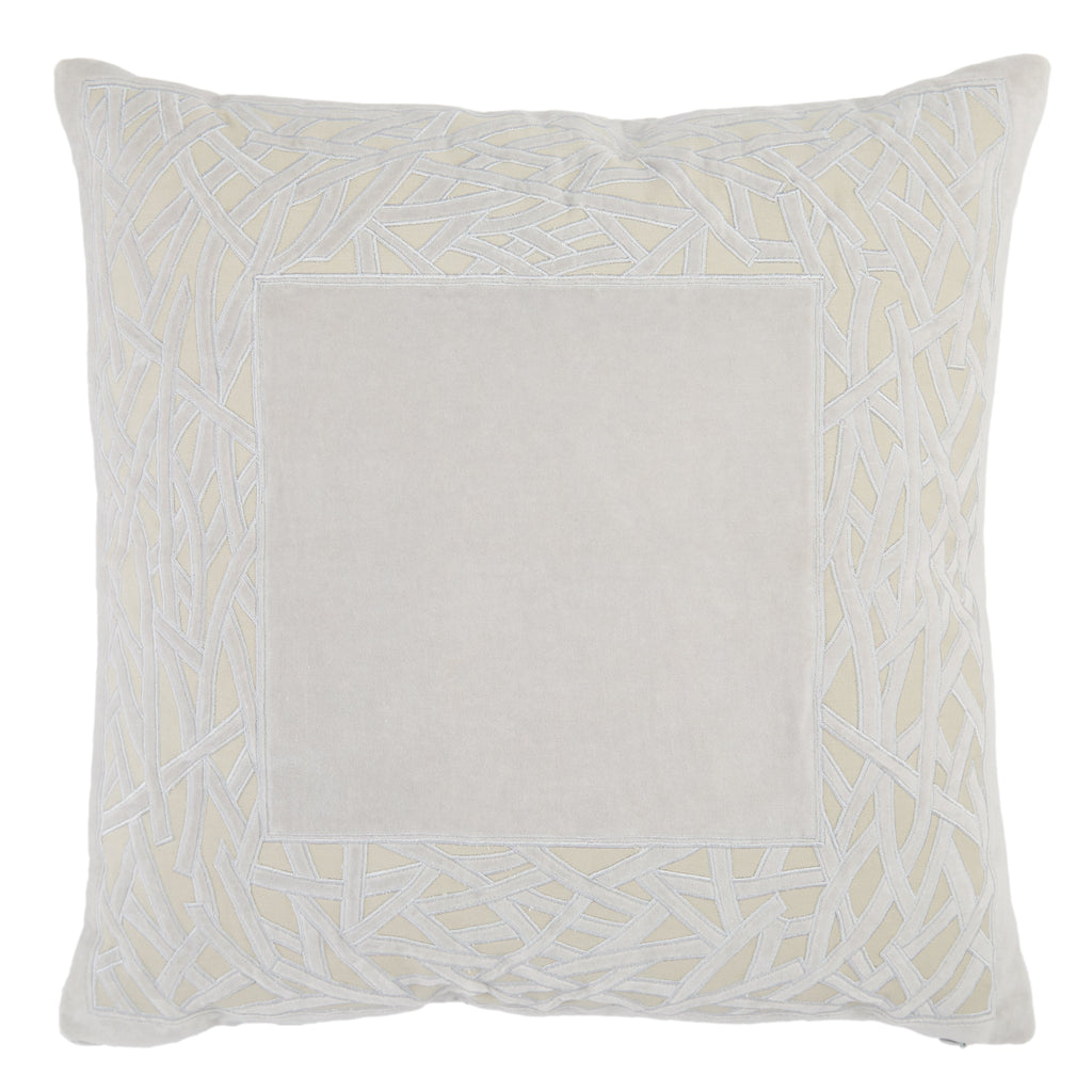 Birch Trellis Pillow in Gray by Jaipur Living
