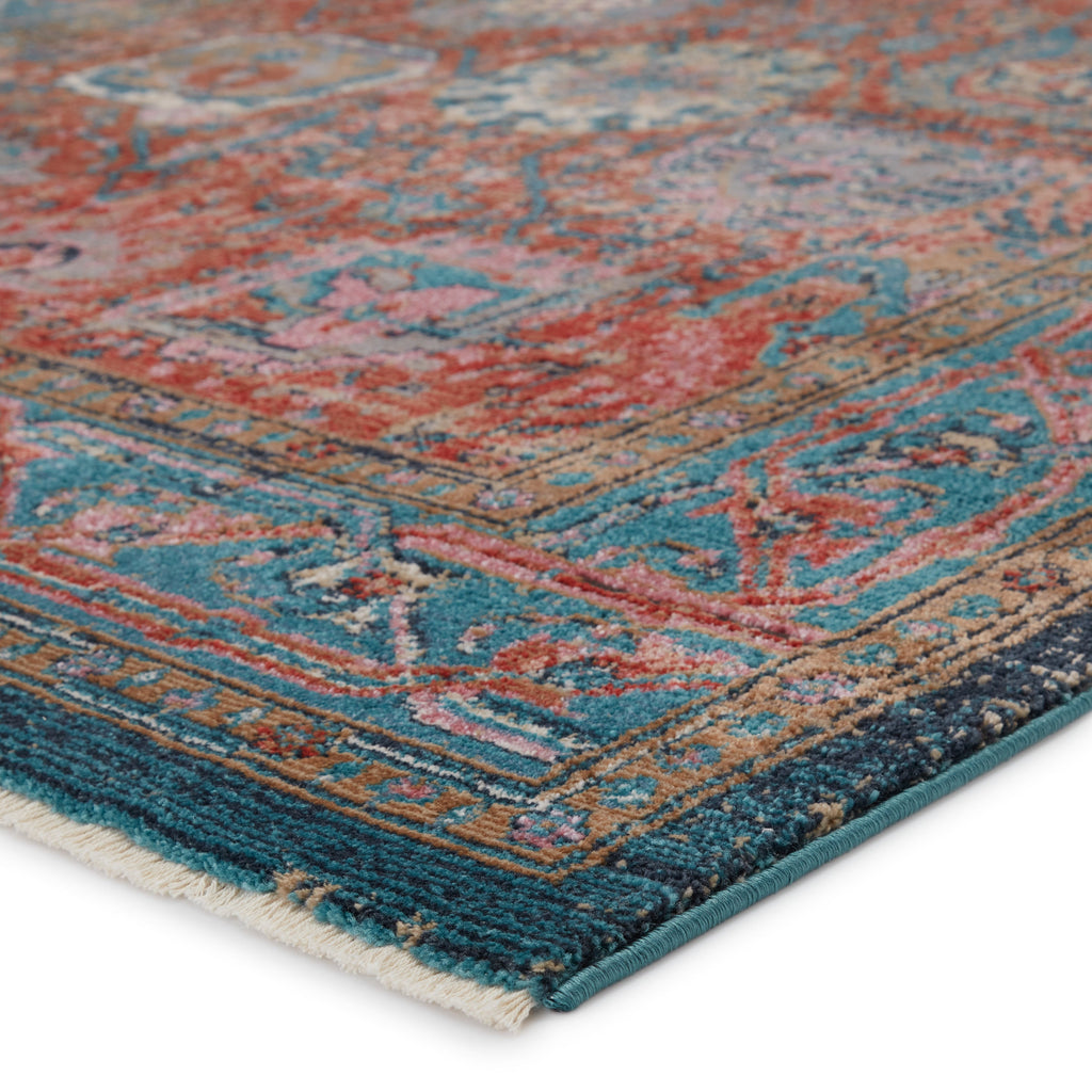 romilly oriental rust teal area rug by jaipur living 2