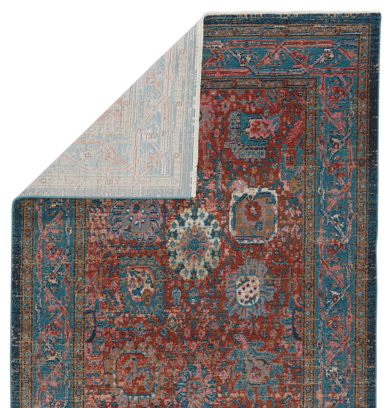 romilly oriental rust teal area rug by jaipur living 3