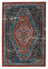 marielle medallion blue rust area rug by jaipur living 1