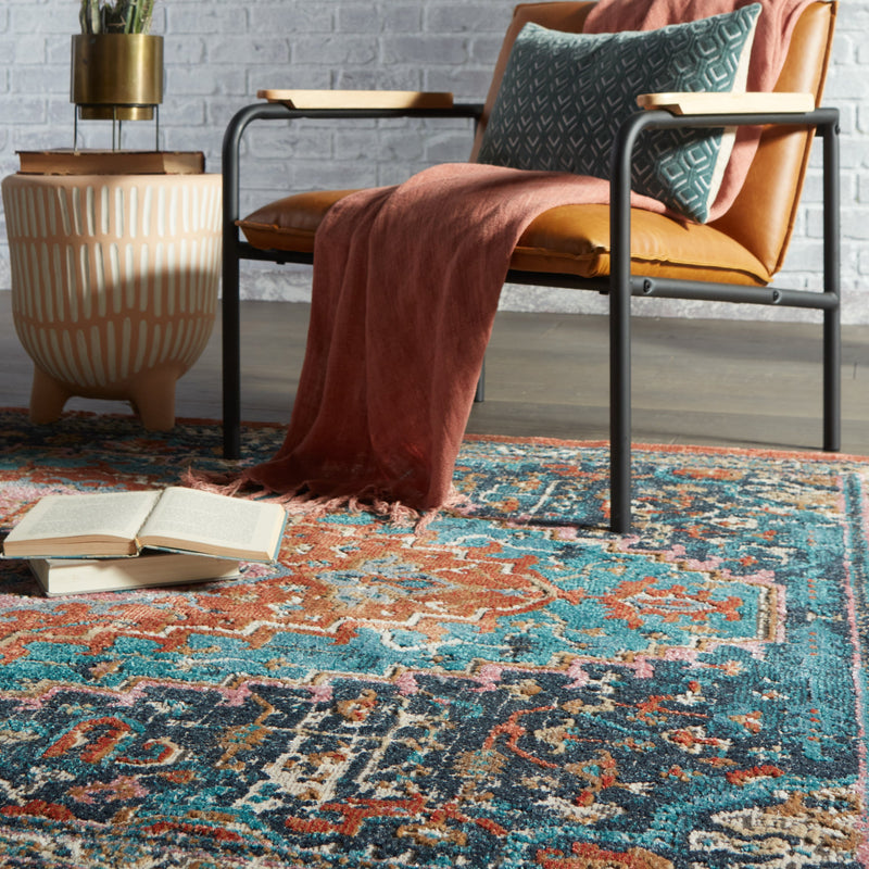 marielle medallion blue rust area rug by jaipur living 7