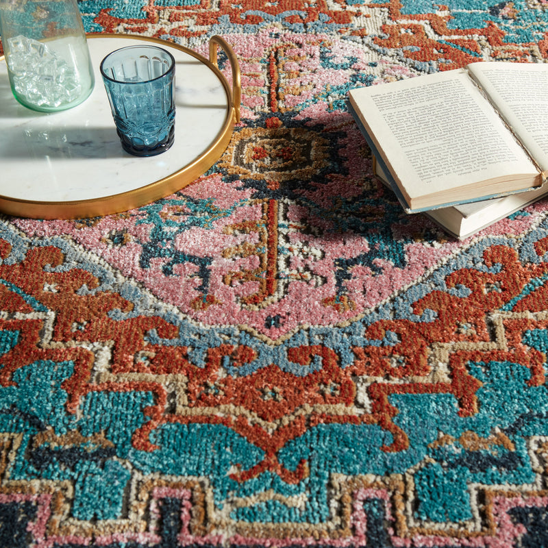 marielle medallion blue rust area rug by jaipur living 8