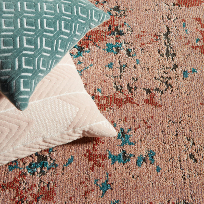 zea trellis pink teal area rug by jaipur living 7