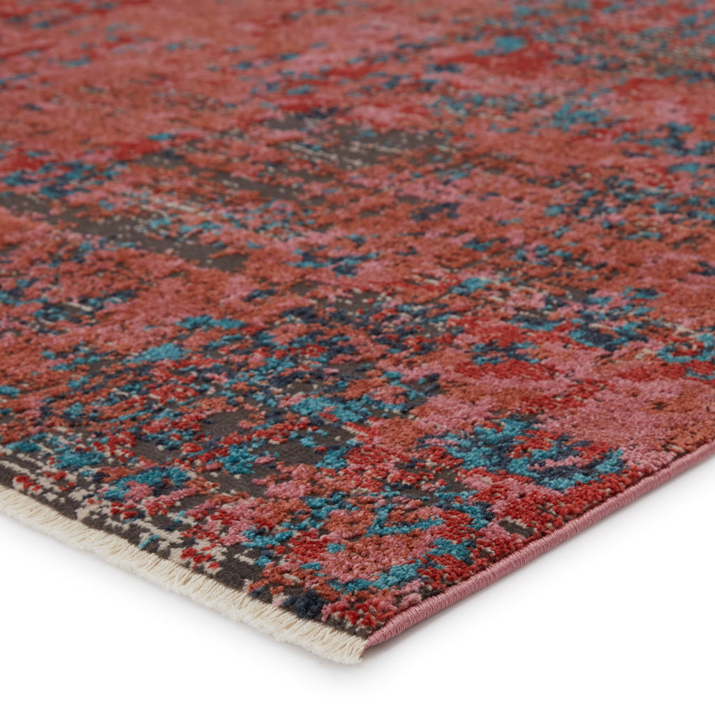 ezlyn abstract red teal area rug by jaipur living 2