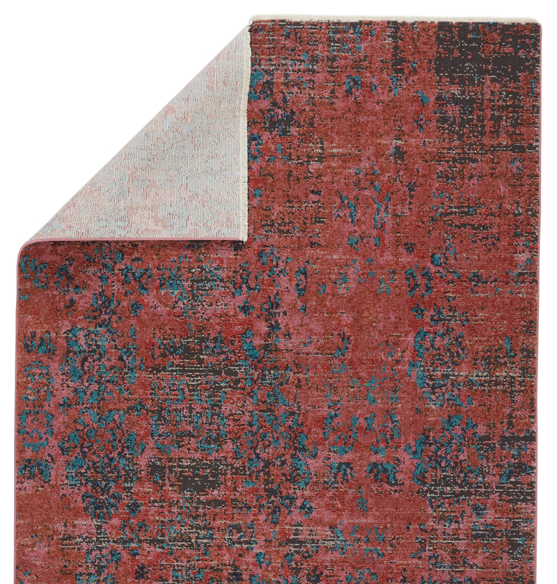 ezlyn abstract red teal area rug by jaipur living 3
