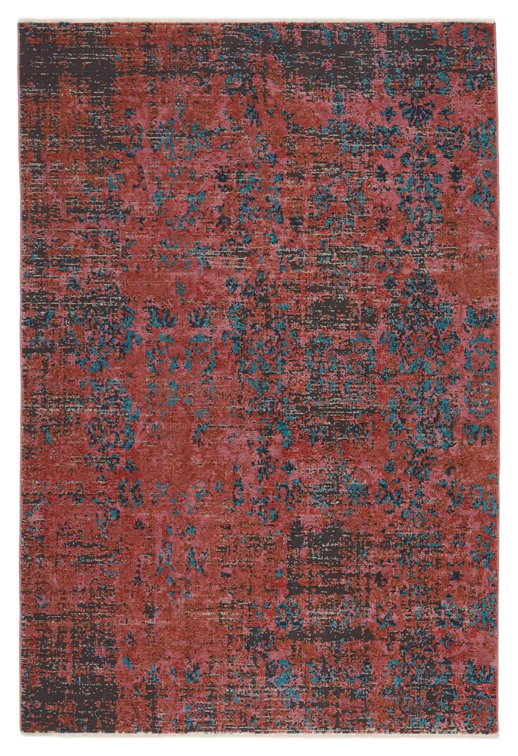 ezlyn abstract red teal area rug by jaipur living 1