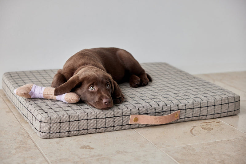 milo grid dog cushion 14