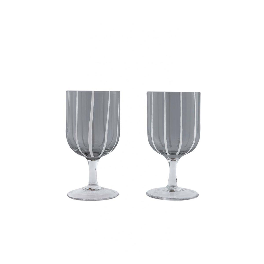 mizu wine glass grey 1