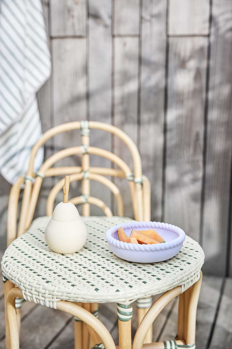 Momi Mini Outdoor Table - Vanilla/ Olive