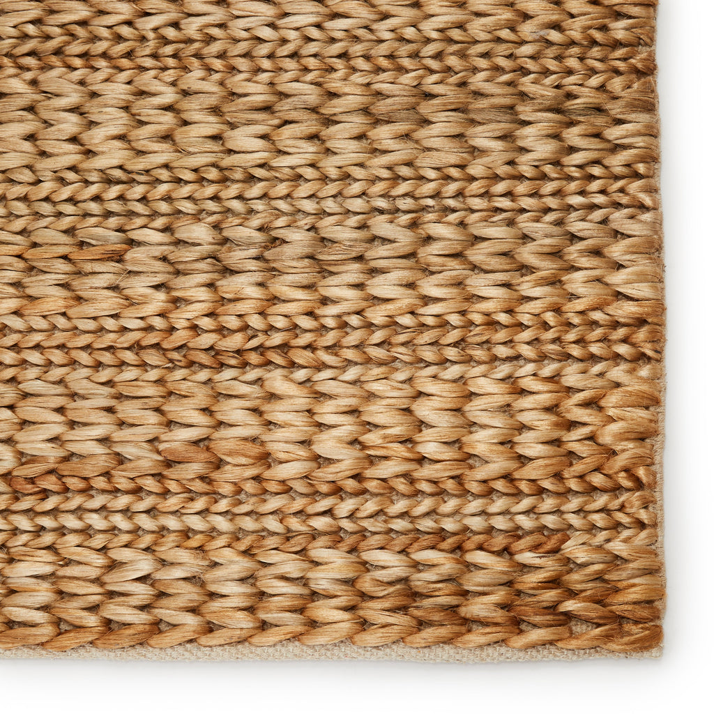 poncy solid rug in tan design by jaipur 2