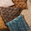 Jacques Geometric Pillow in Dark Taupe by Jaipur Living