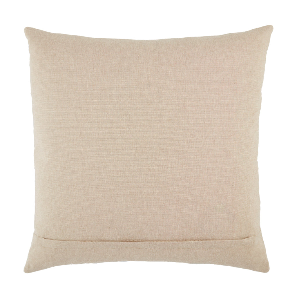 Jacques Geometric Pillow in Beige by Jaipur Living