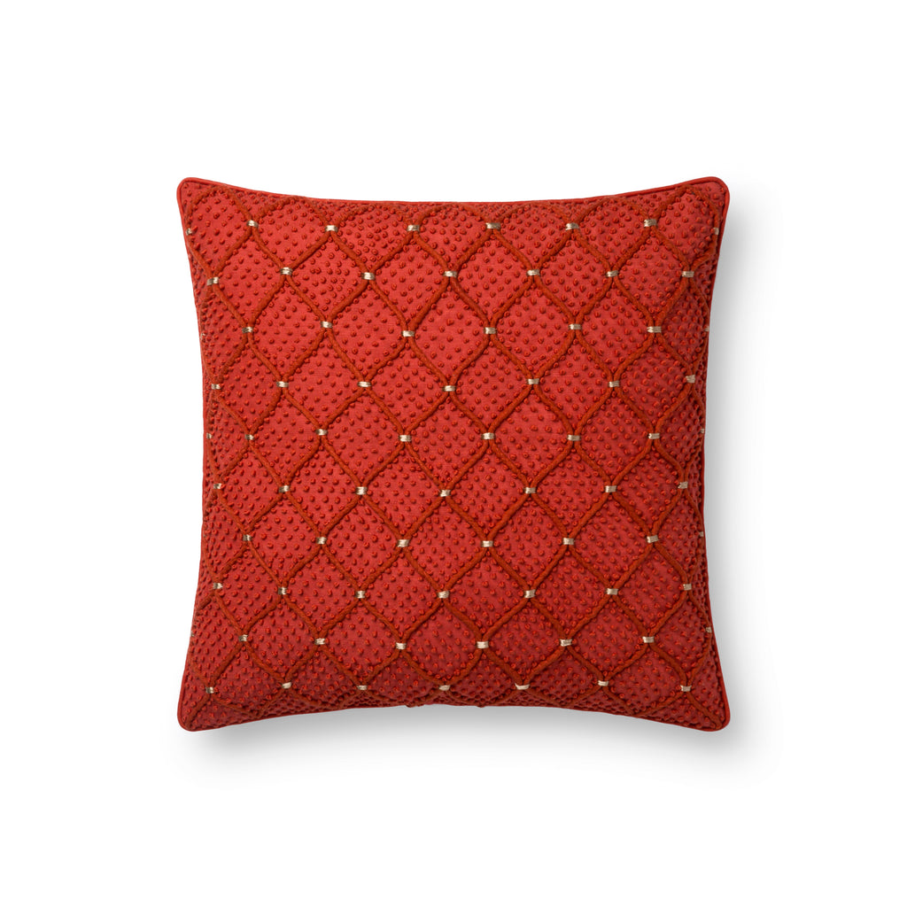 Rust & Gold Pillow by Loloi