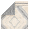 sani indoor outdoor geometric gray cream rug design by jaipur 3