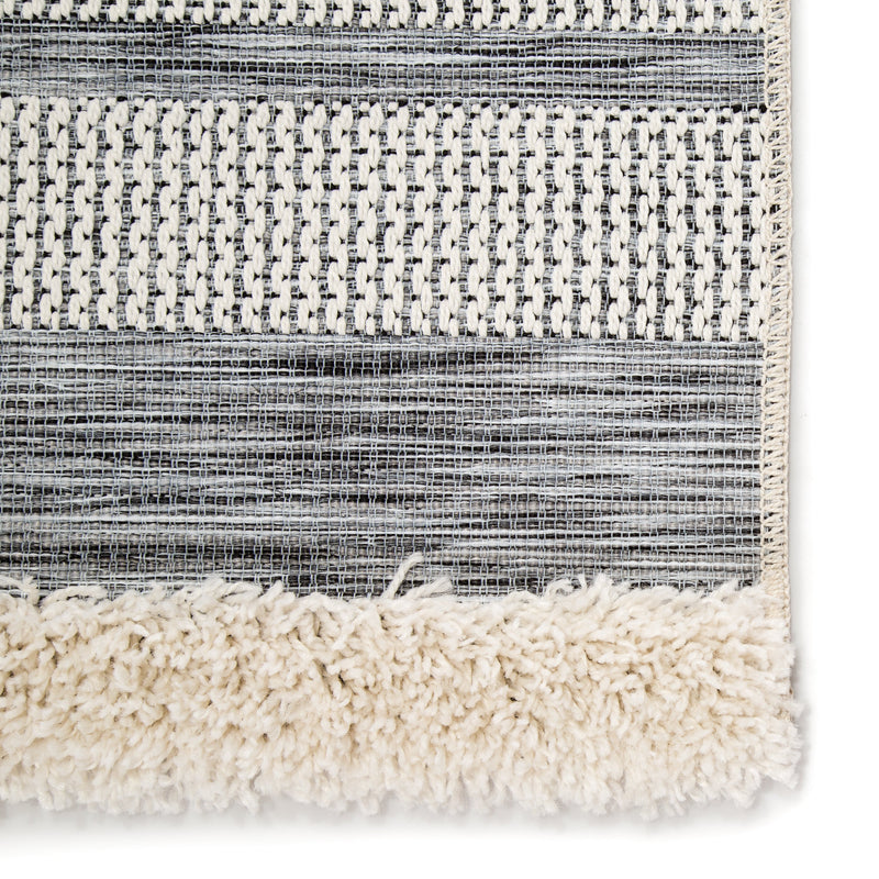 hanai indoor outdoor tribal gray cream rug design by jaipur 2