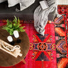 paloma indoor outdoor tribal red black rug design by jaipur 6