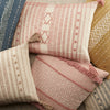 Imena Trellis Pillow in Pink & Cream