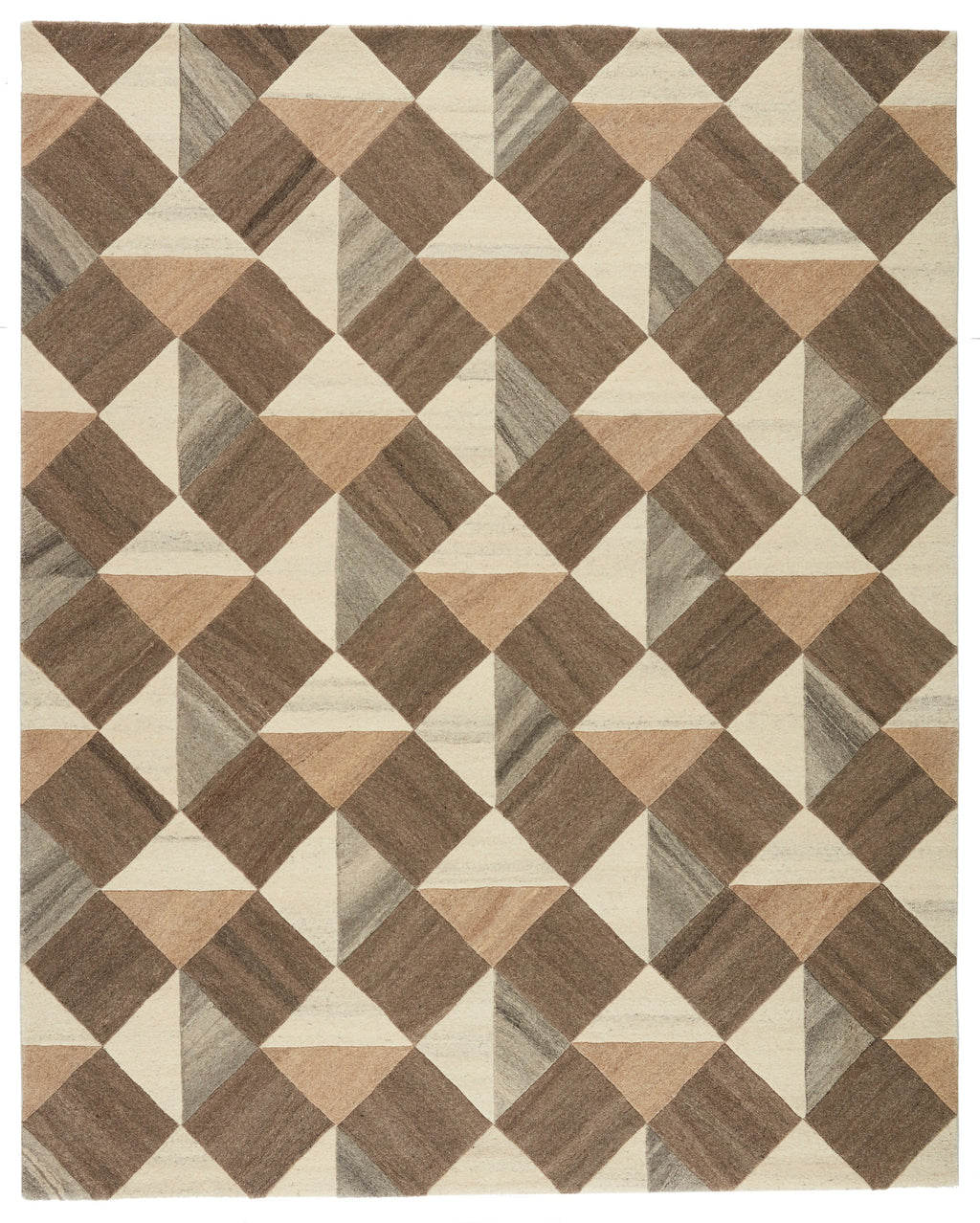 paris handmade geometric brown cream rug by jaipur living 1