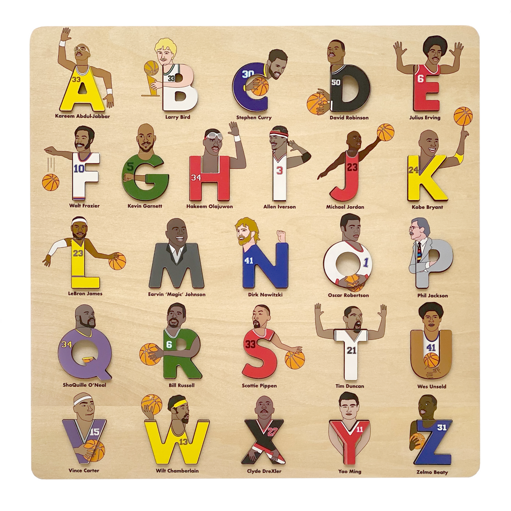 basketball legends alphabet puzzle 1