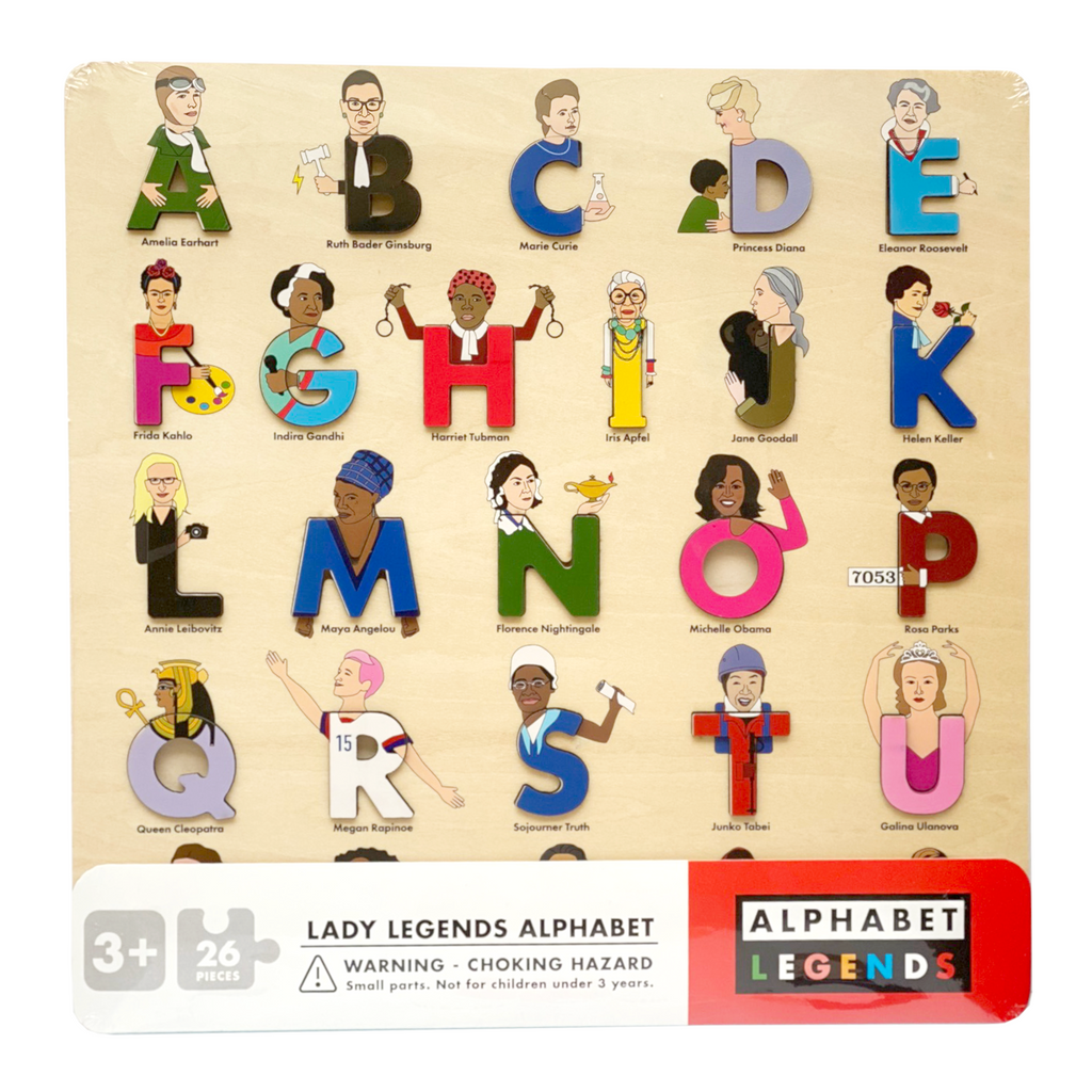 lady legends wooden alphabet puzzle 2