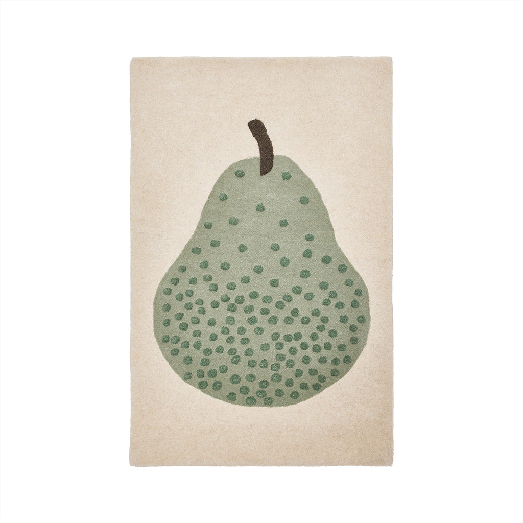 pear tufted rug 1