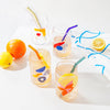 drinking glass in various colors 10
