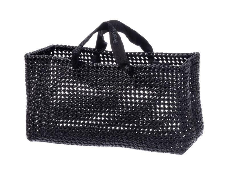 plastic straw bag black design by puebco 1