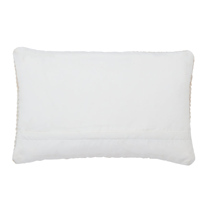 Reed Austrel Indoor/Outdoor Cream & White Pillow 2