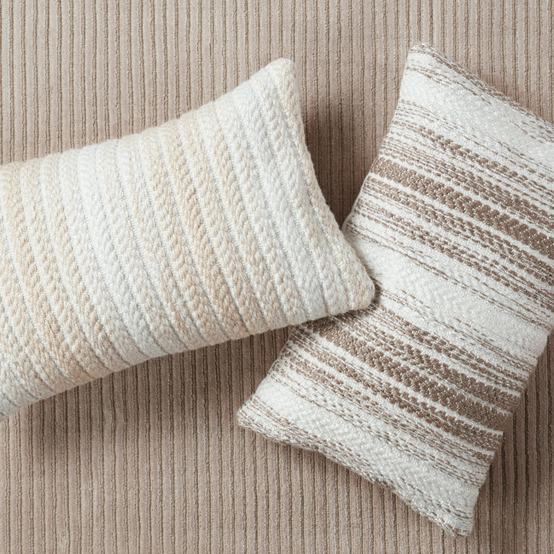 Reed Austrel Indoor/Outdoor Cream & White Pillow 5