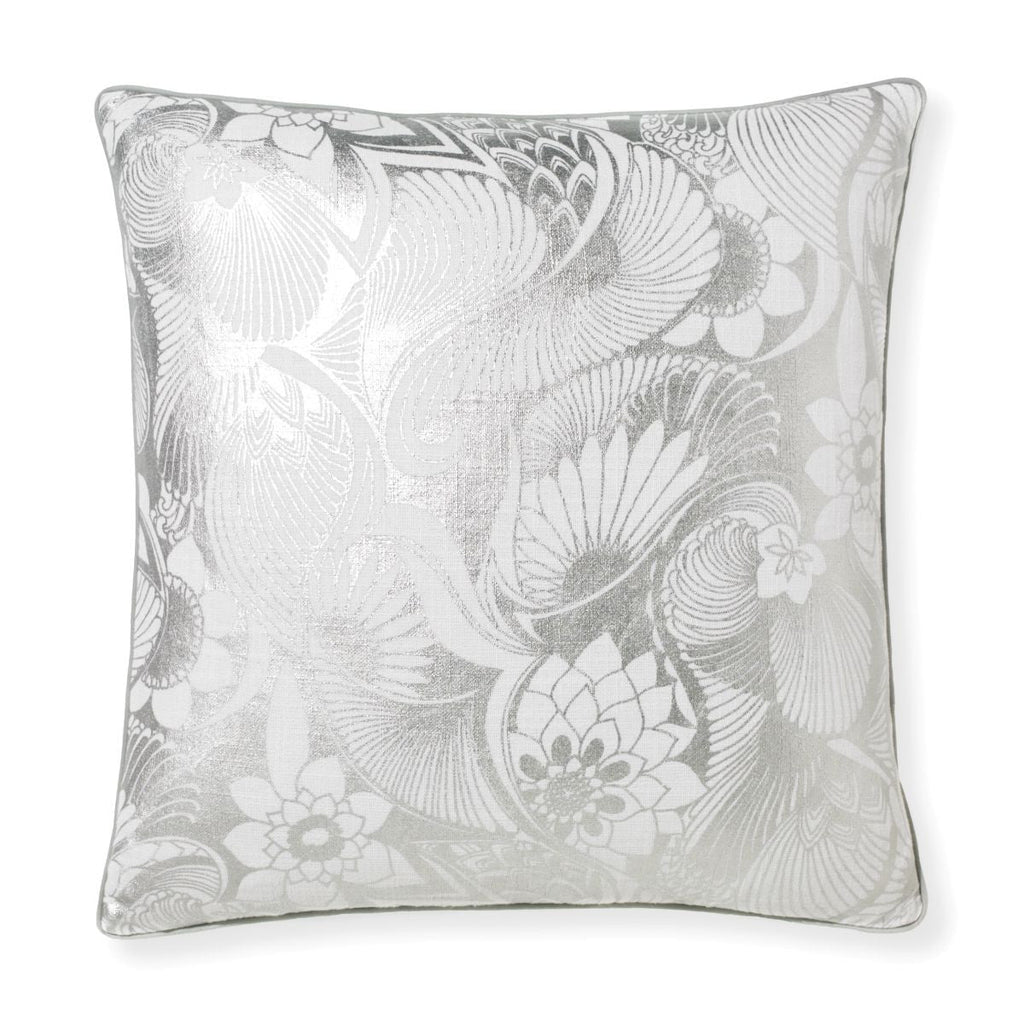 Aubrey Silver Pillow design by Florence Broadhurst