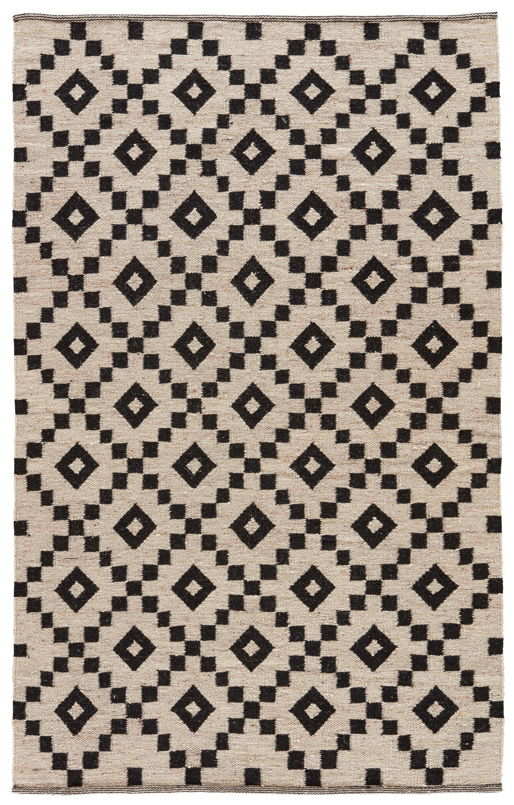 croix geometric rug in turtledove jet black design by jaipur 1