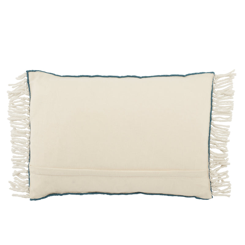Settia Odessa Indoor/Outdoor Blue & Ivory Pillow 2