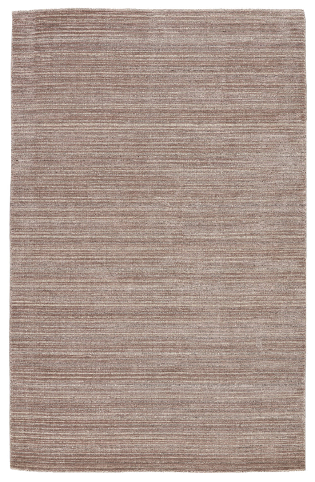 Gradient Handmade Solid Rug in Light Taupe & Gray