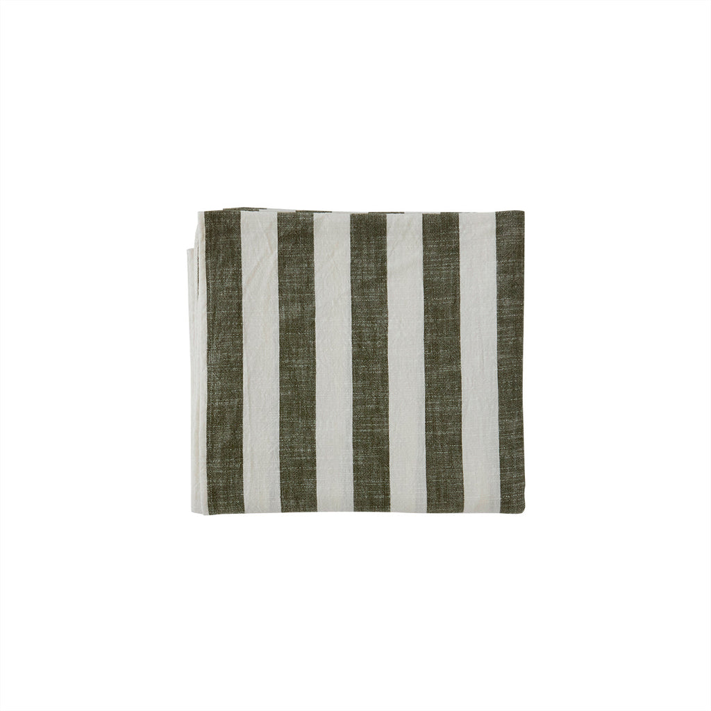 striped tablecloth small olive oyoy l300303 1