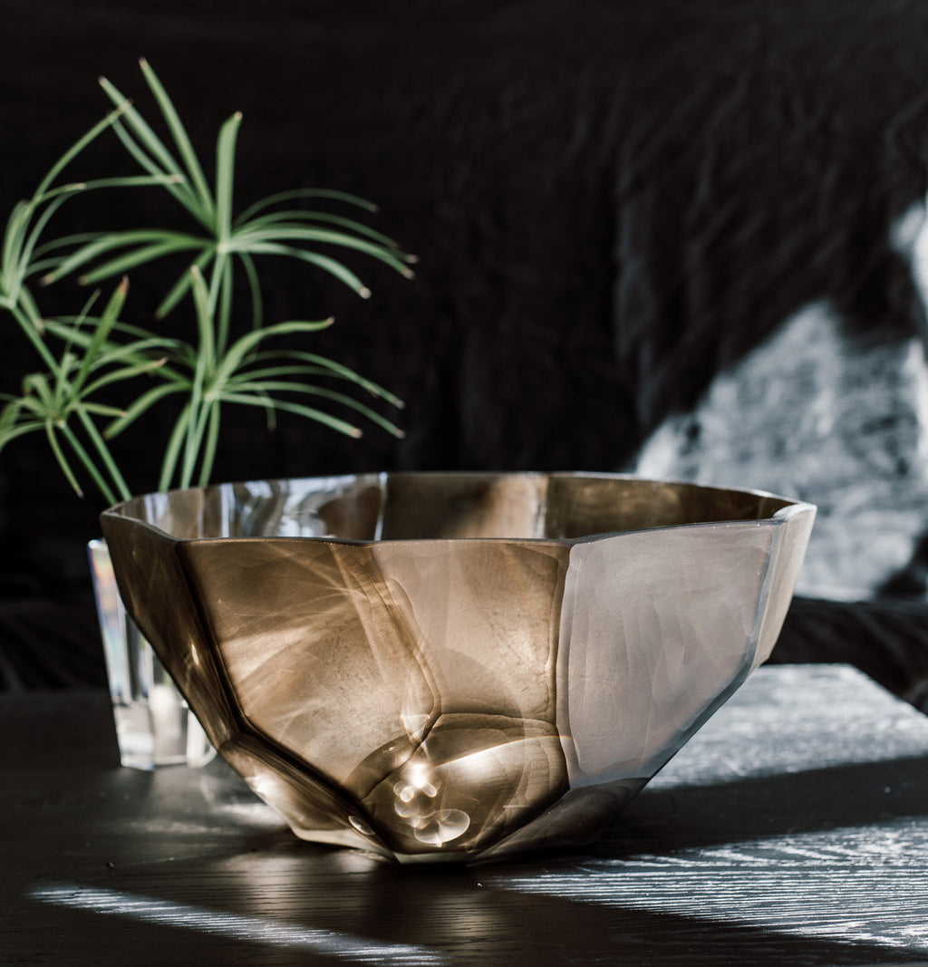 sicilia amber glass bowl ch 5936 2
