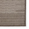 Poerava Indoor/Outdoor Border Grey & Taupe Rug by Jaipur Living