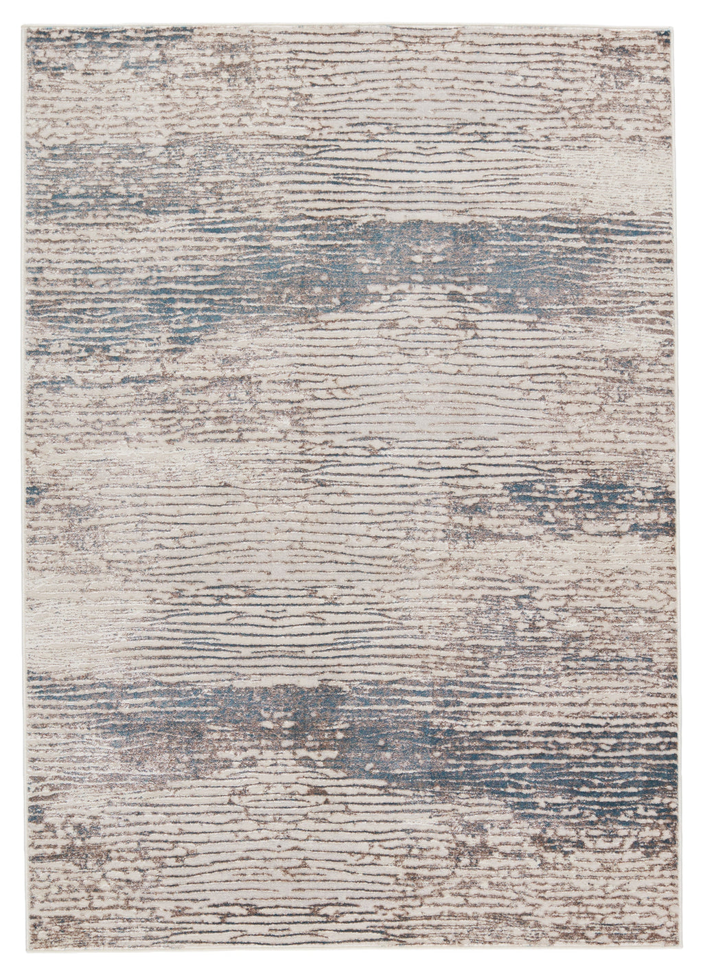 Malachite Abstract Grey & Ivory Rug by Jaipur Living