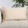 Rosario Solid Blush Pillow by Jaipur Living